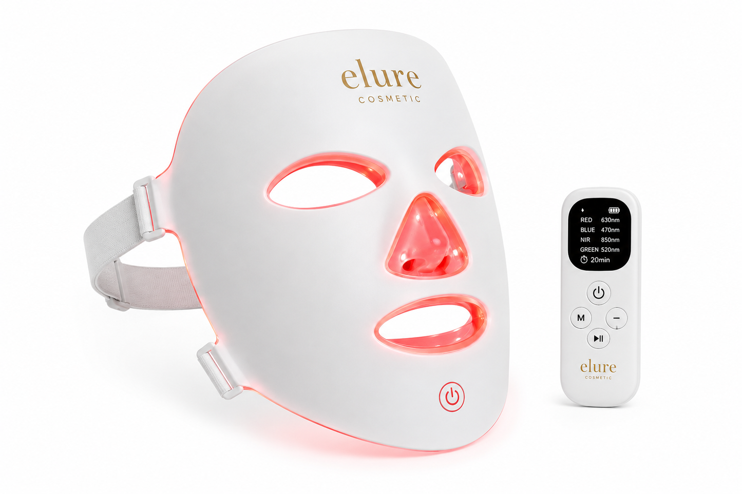 4-Color LED Light Therapy Face Mask | Red, Blue, Infrared & Green Light